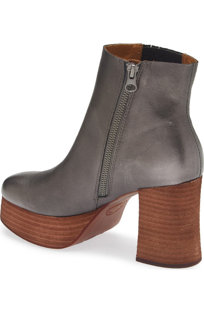 Kork-Ease<sup>®</sup> Platform Bootie, Alternate, color, Silver Leather