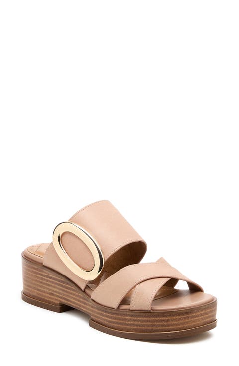 Nina Platform Slide Sandal (Women)