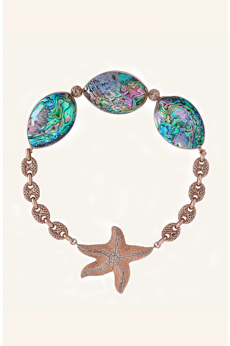 Under the Sea Necklace, Main, color, Abalone Shell