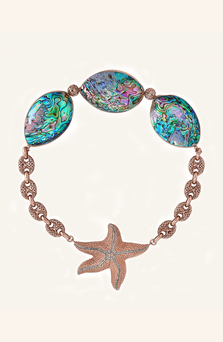 Samantha Siu - New York Under the Sea Necklace, Main, color, Abalone Shell