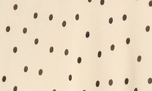 Reformation Brandy Dot Miniskirt In Gray