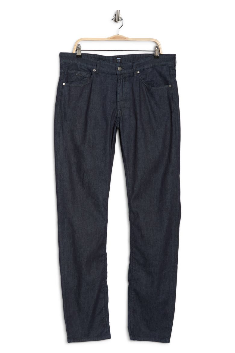Maine Regular Fit Tapered Jeans, Main, color, NAVY