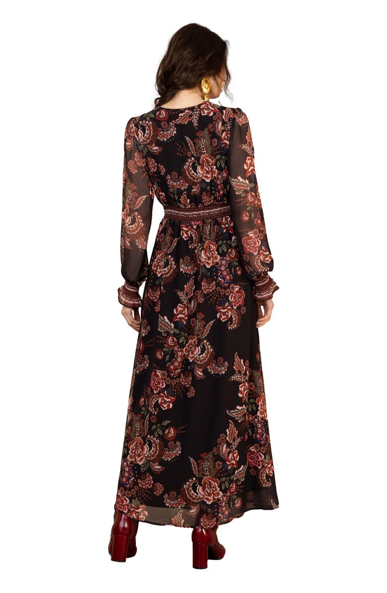 Hale Bob Paityn Chiffon Maxi Dress, Alternate, color, 