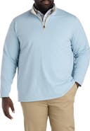 Oak Hill by DXL Big & Tall 1/4-zip Performance Pullover Sweater