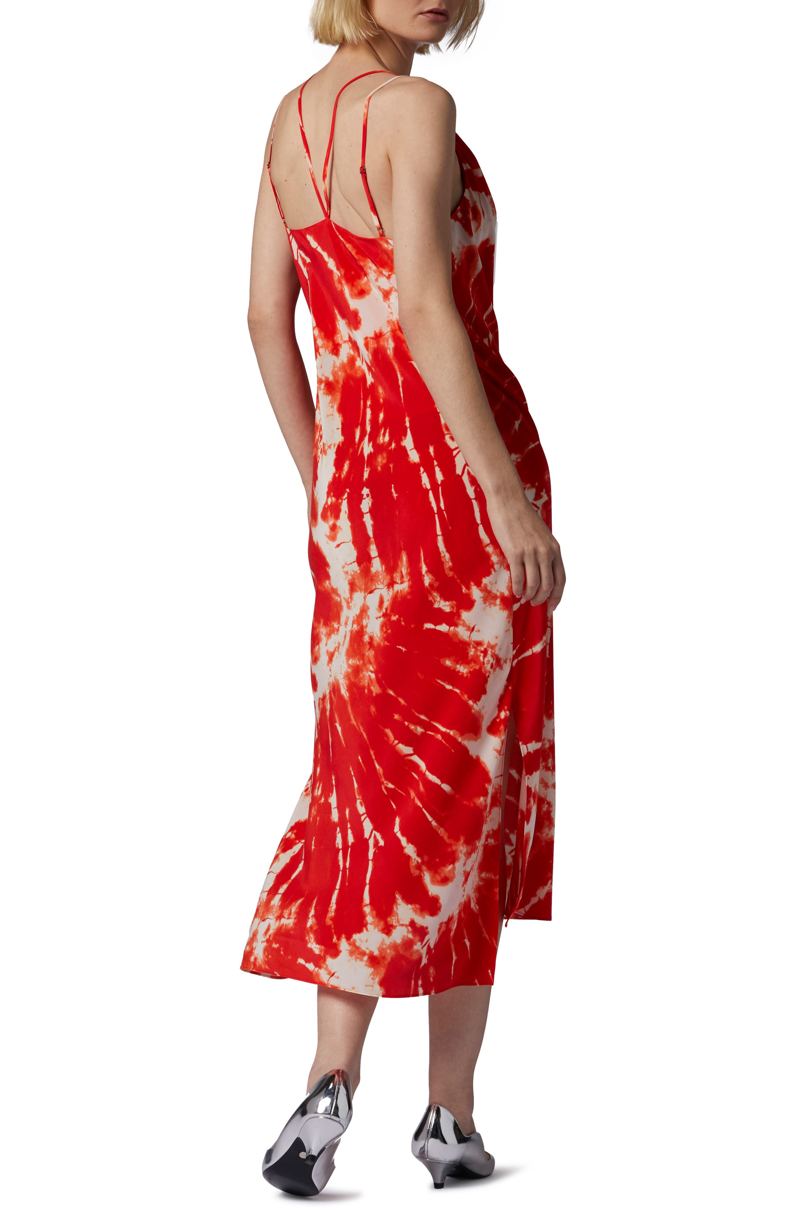 Silvana Print Silk Slipdress - image 2