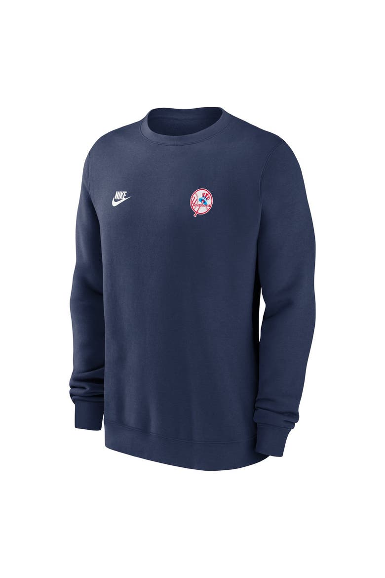 Men's Nike Navy New York Yankees Cooperstown Diamond Sweatshirt, Alternate, color, Navy