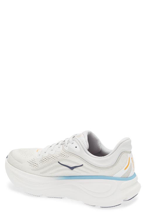 Hoka Bondi 9 Running Shoe In Gray