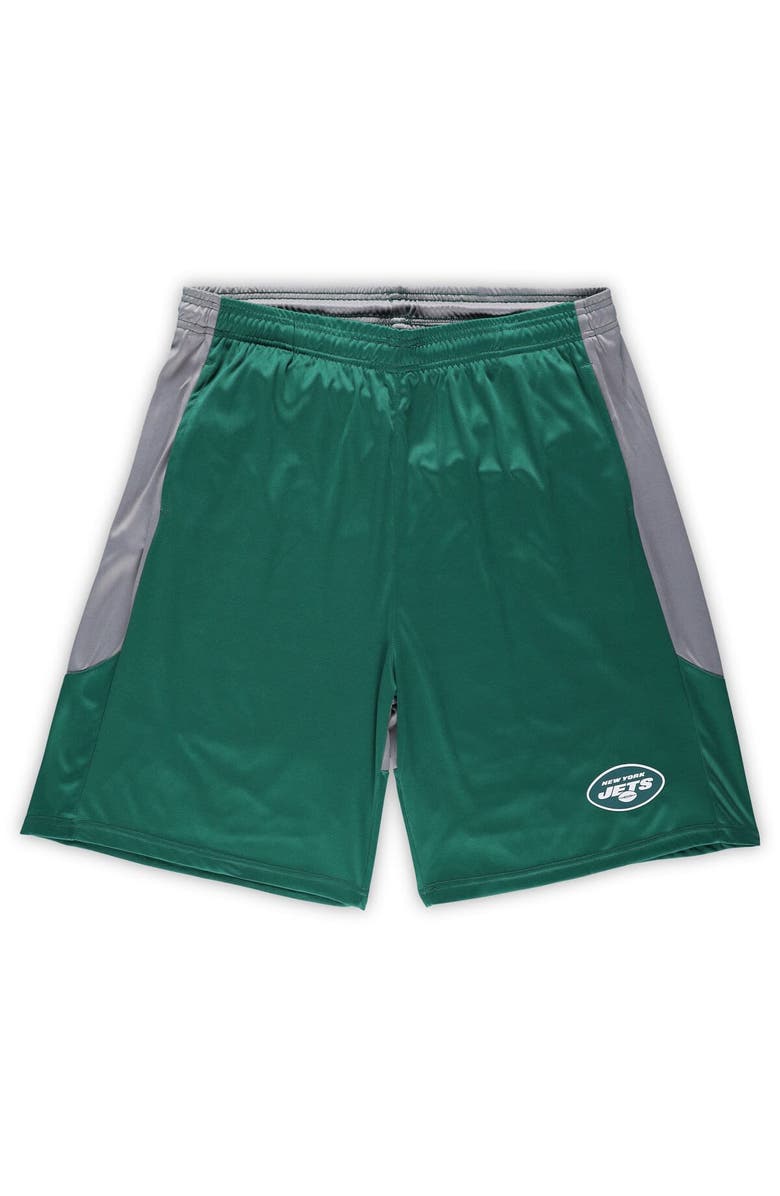 FANATICS Men's Fanatics Branded Green New York Jets Big & Tall Team Logo Shorts, Alternate, color, Green