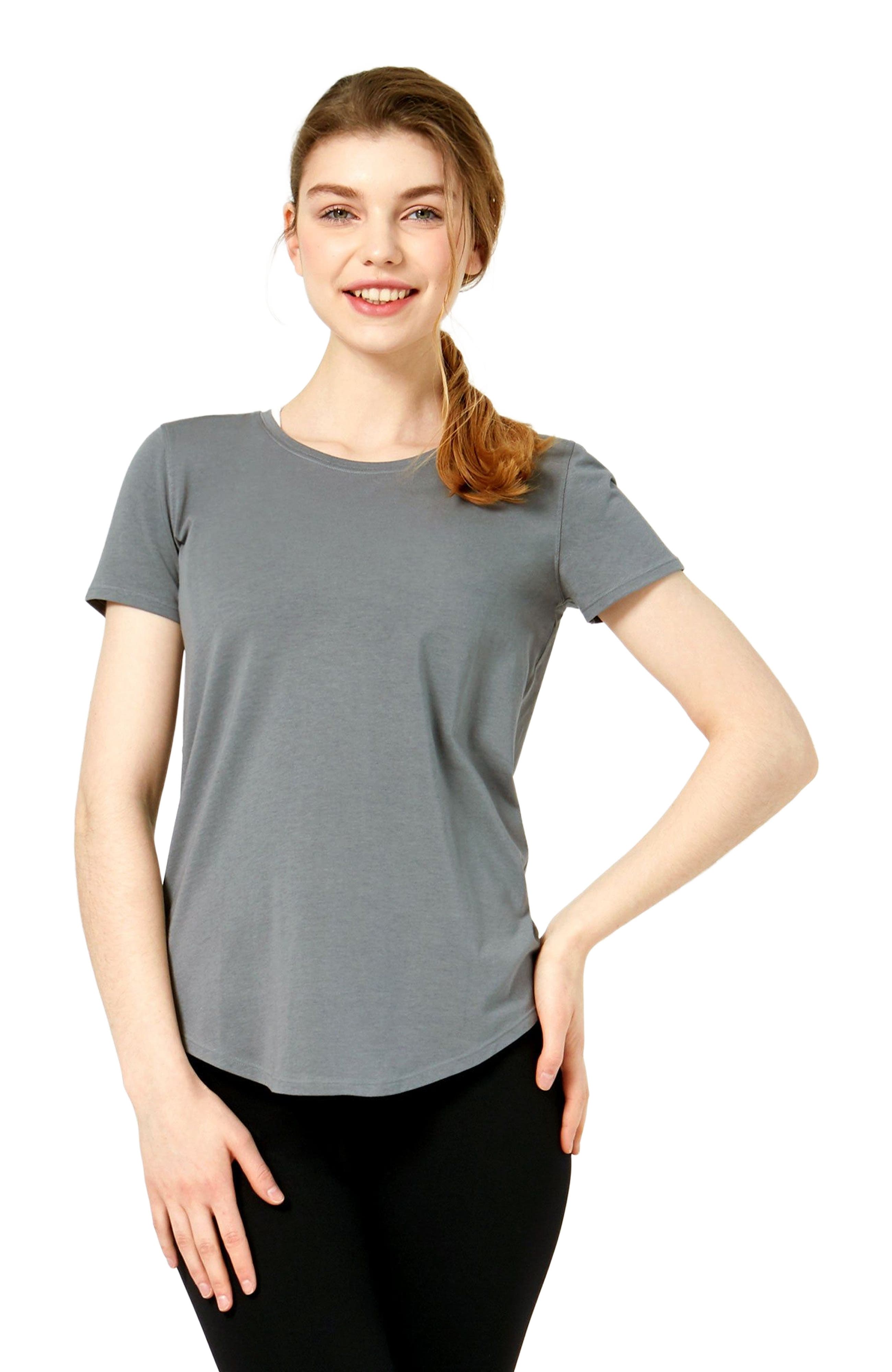 Rebody Essentials Scooped Short Sleeve Top - image 5