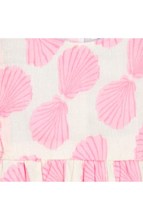 Mer St. Barth Anna Baby Romper Shell Beach Pink In Pink