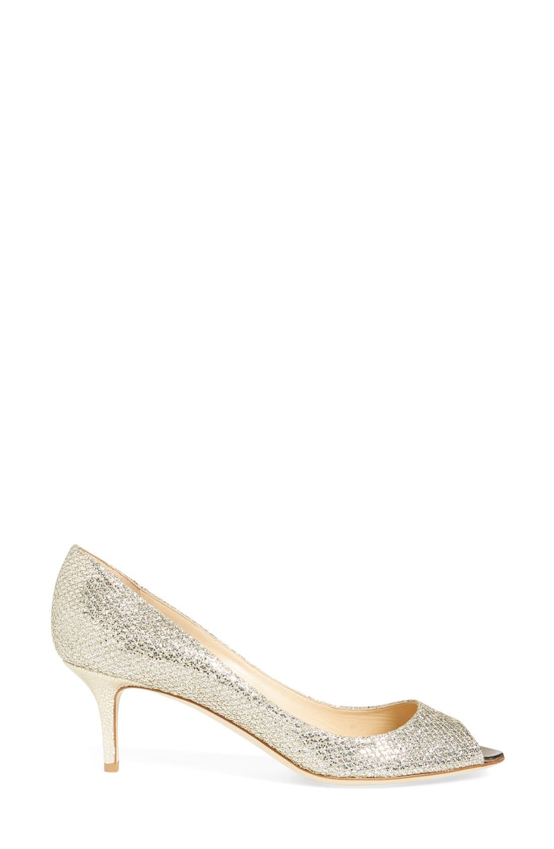 'Isabel' Pump, Alternate, color, CHAMPAGNE GLITTER FABRIC