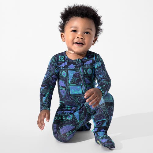 Bellabu Bear Baby Jurassic Park Tracker Convertible Footie In Multi