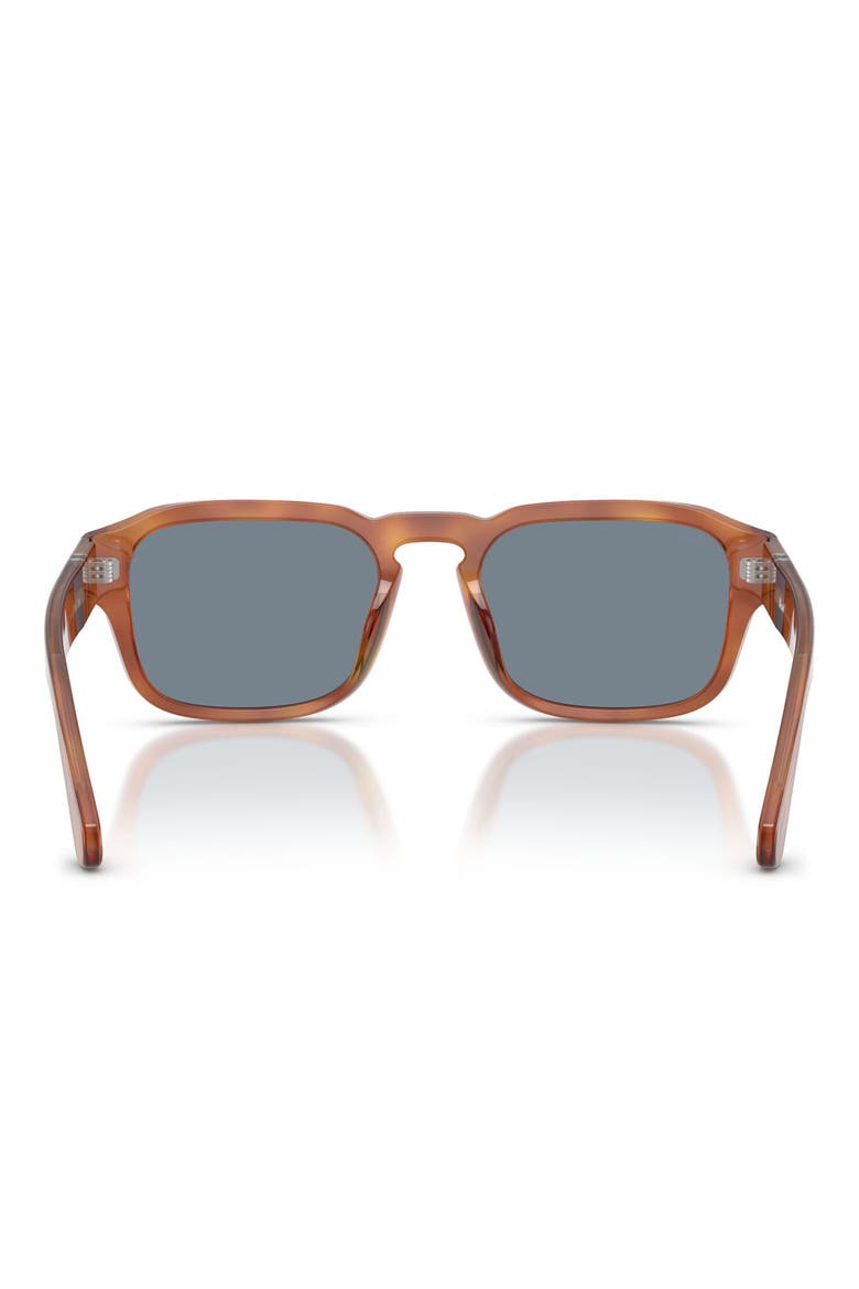 56mm Pillow Sunglasses, Alternate, color, TERRA DI SIENA / LIGHT BLUE