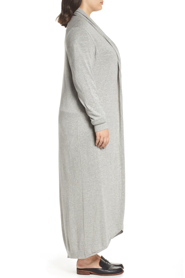 Cocoon Cardigan, Alternate, color, GREY MEDIUM HEATHER