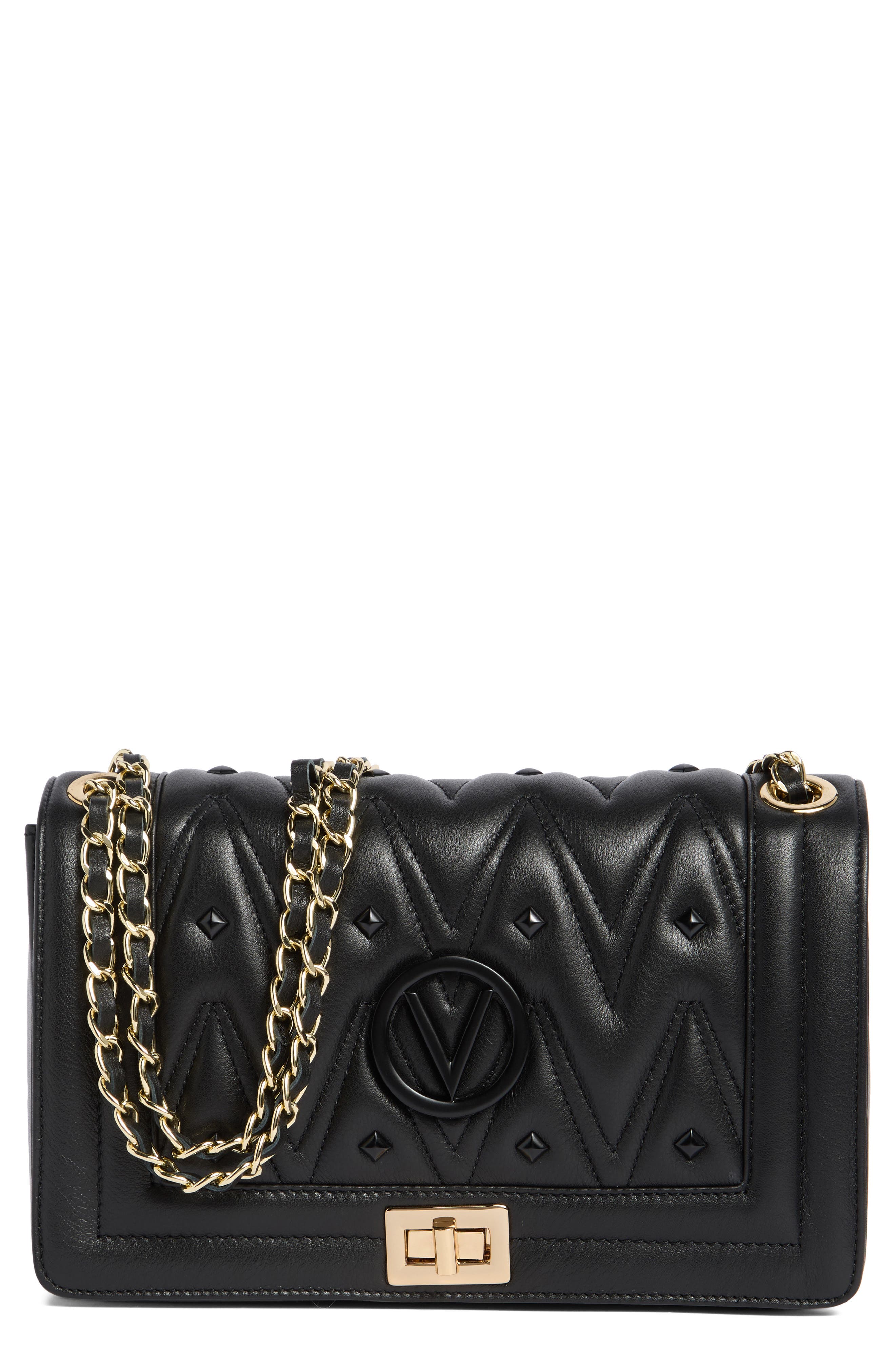 VALENTINO BY MARIO VALENTINO Alice Diamond Leather Tote Bag