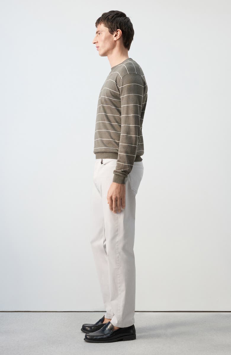 MANGO Regular Fit Straight Leg Jeans, Alternate, color, Ice Grey