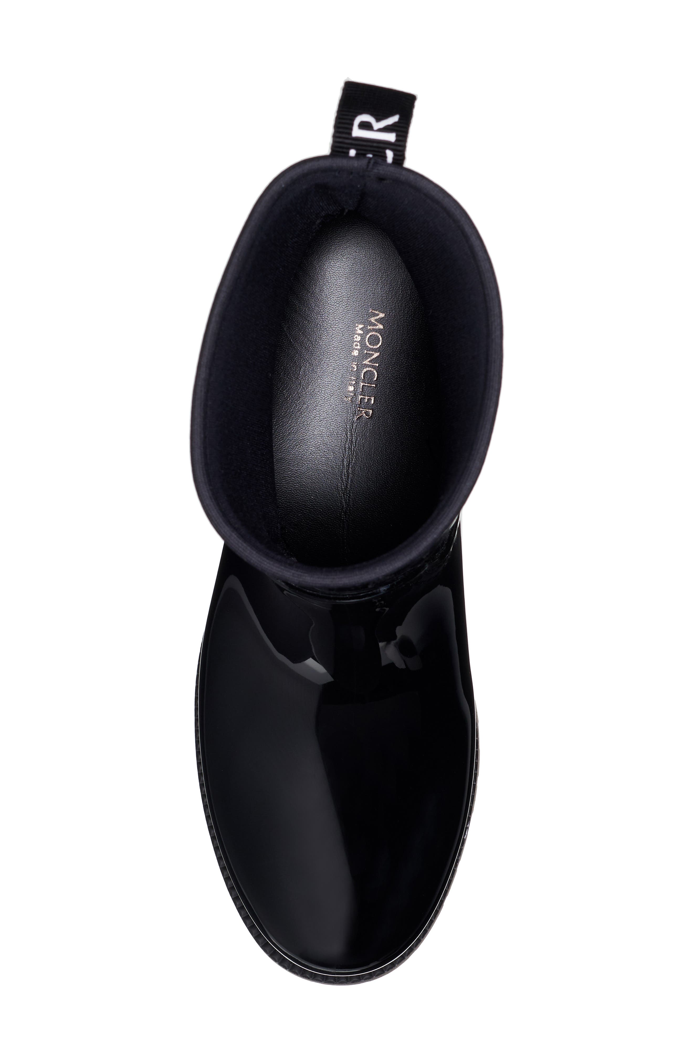 Moncler Ginette Logo Waterproof Rain Boot, Alternate, color, 