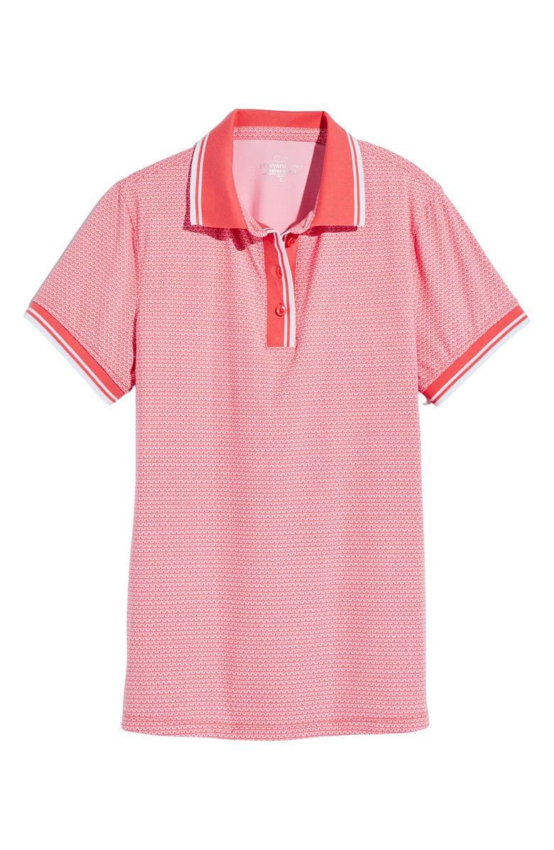 vineyard vines Core UPF 50+ Golf Polo, Main, color, Fleur