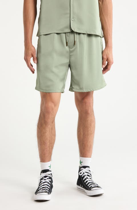 Satin 7-Inch Drawcord Shorts