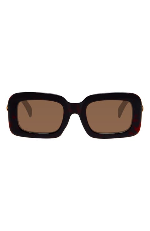 49mm Rectangular Sunglasses