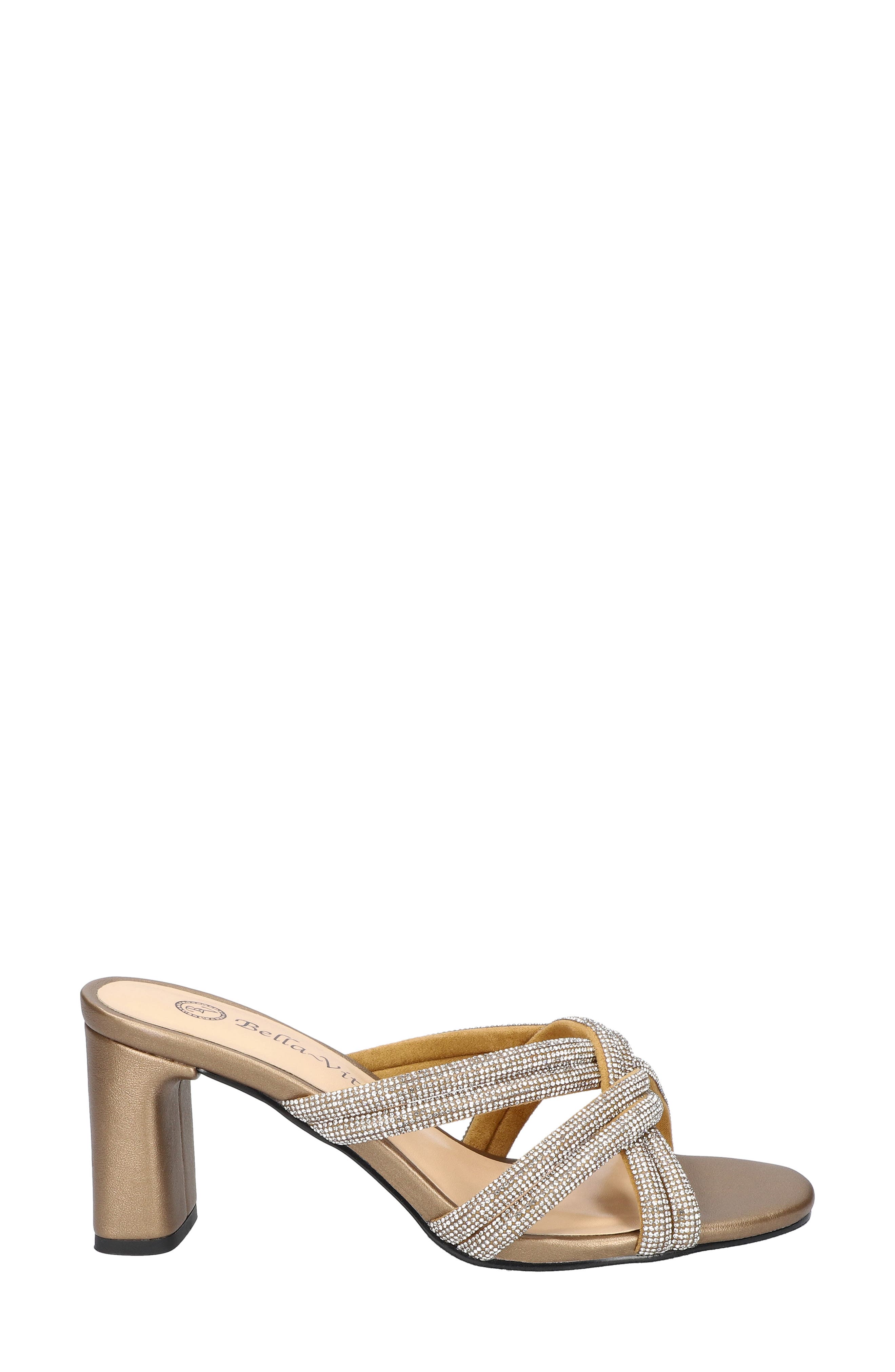 Carmen Crystal Sandal, Alternate, color, BRONZE SUEDE