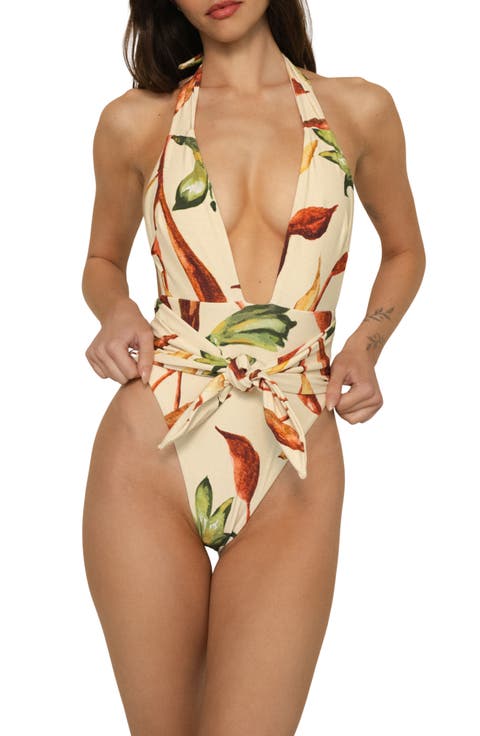 Rooted Floral Tropez One-Piece Swimsuit