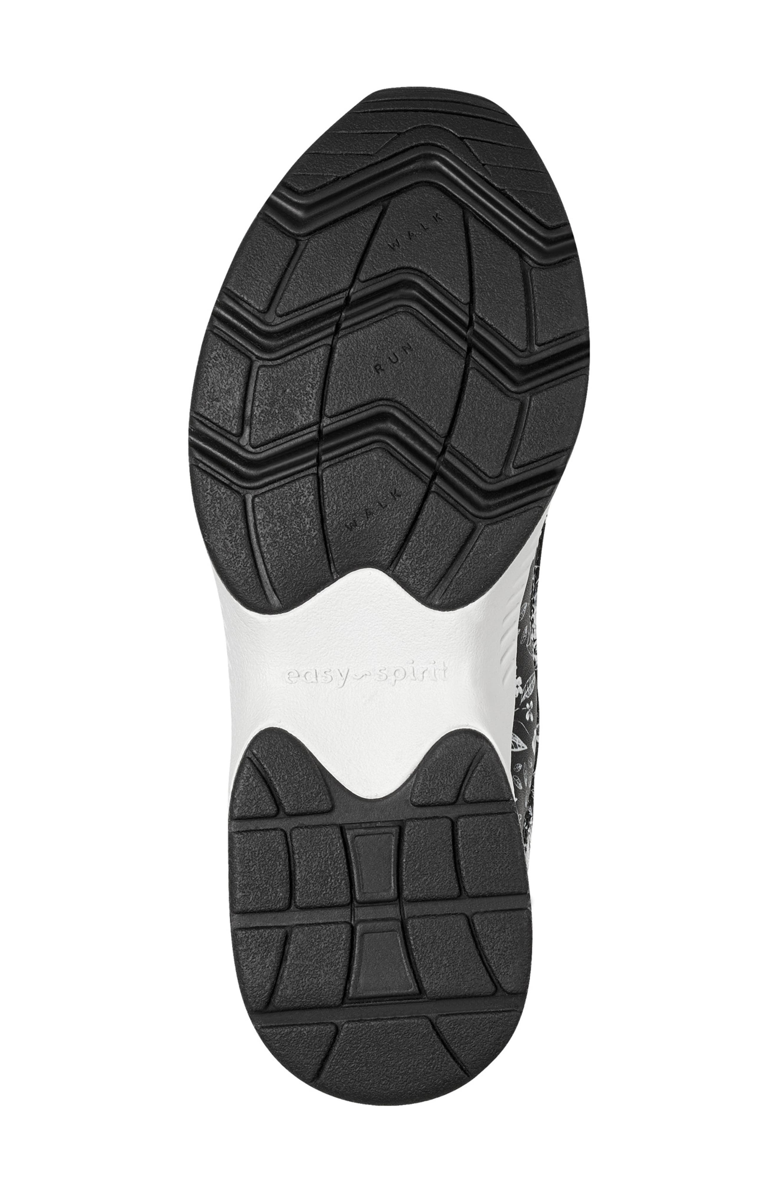 Easy Spirit Romy Sneaker, Alternate, color, Black Floral