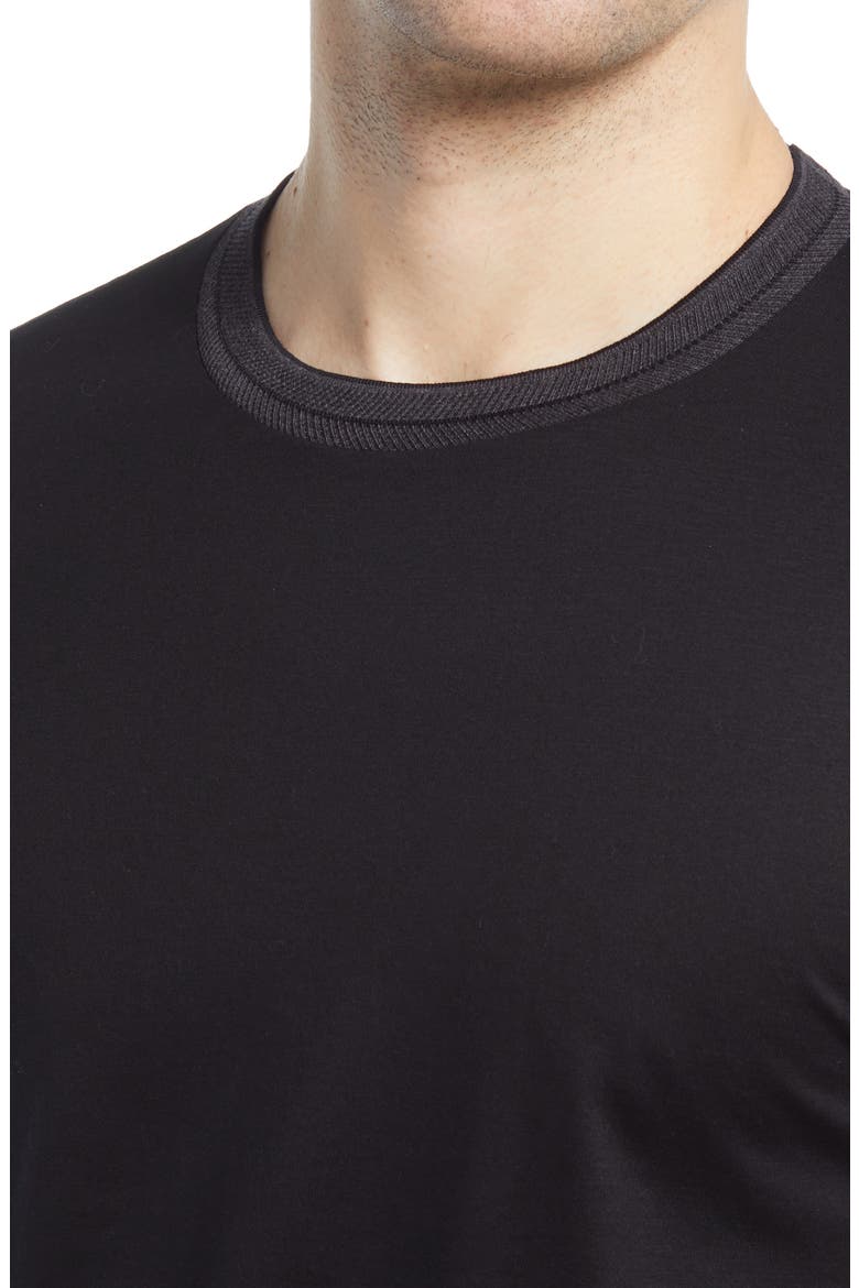 Tenison Long Sleeve Crewneck T-Shirt, Alternate, color, BLACK