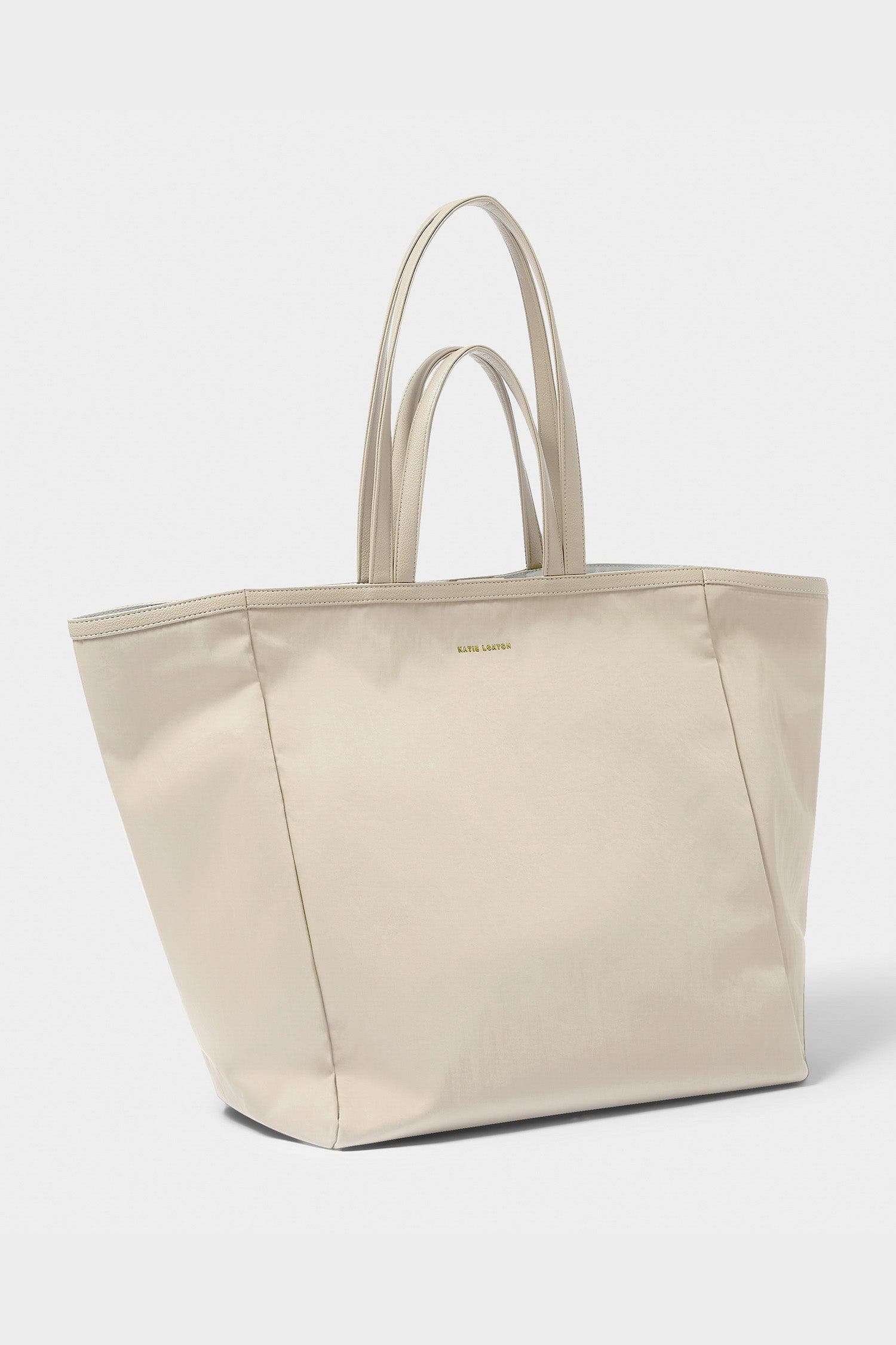 Katie Loxton Nylon-Luxe Oversized Tote Bag, Alternate, color, Grey