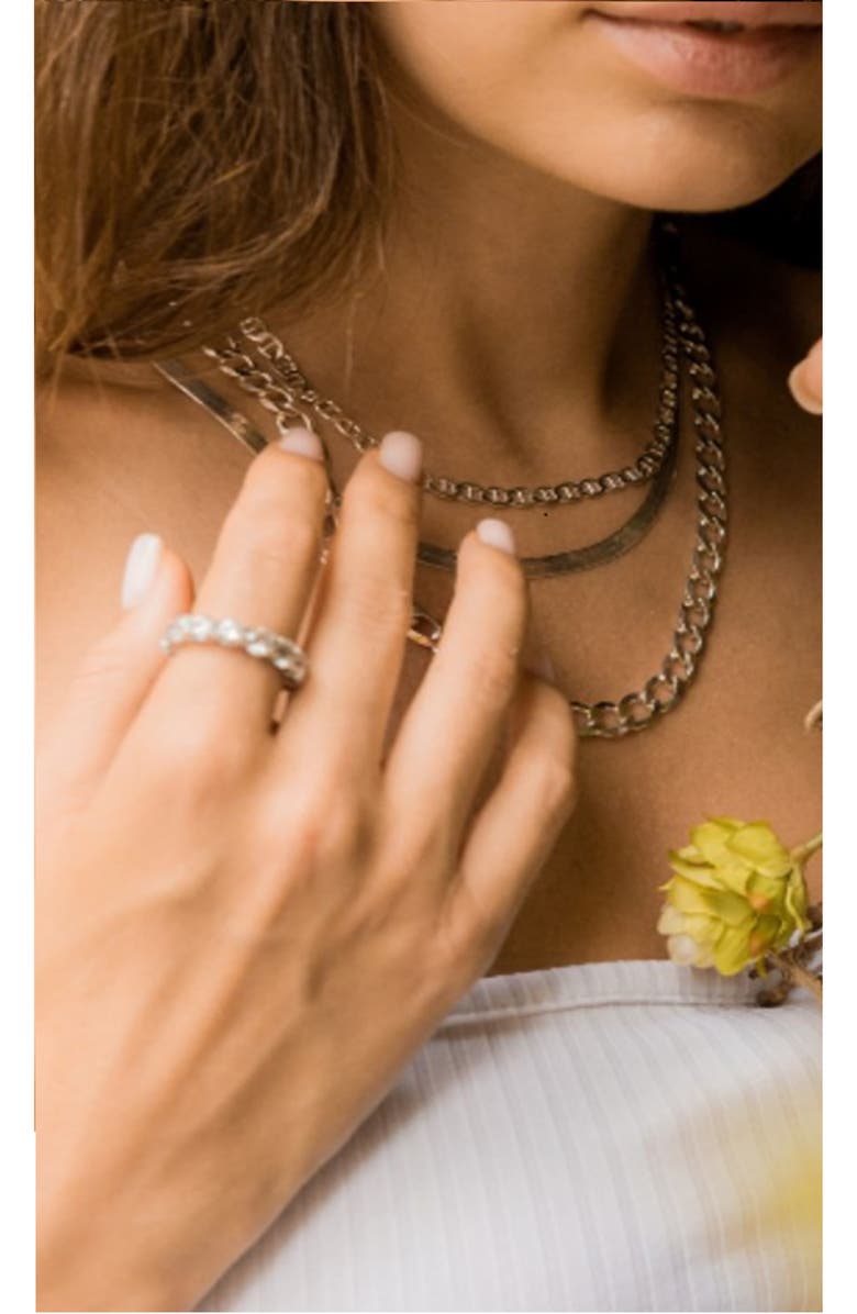 BEST SILVER Mariner Chain Necklace, Alternate, color, 