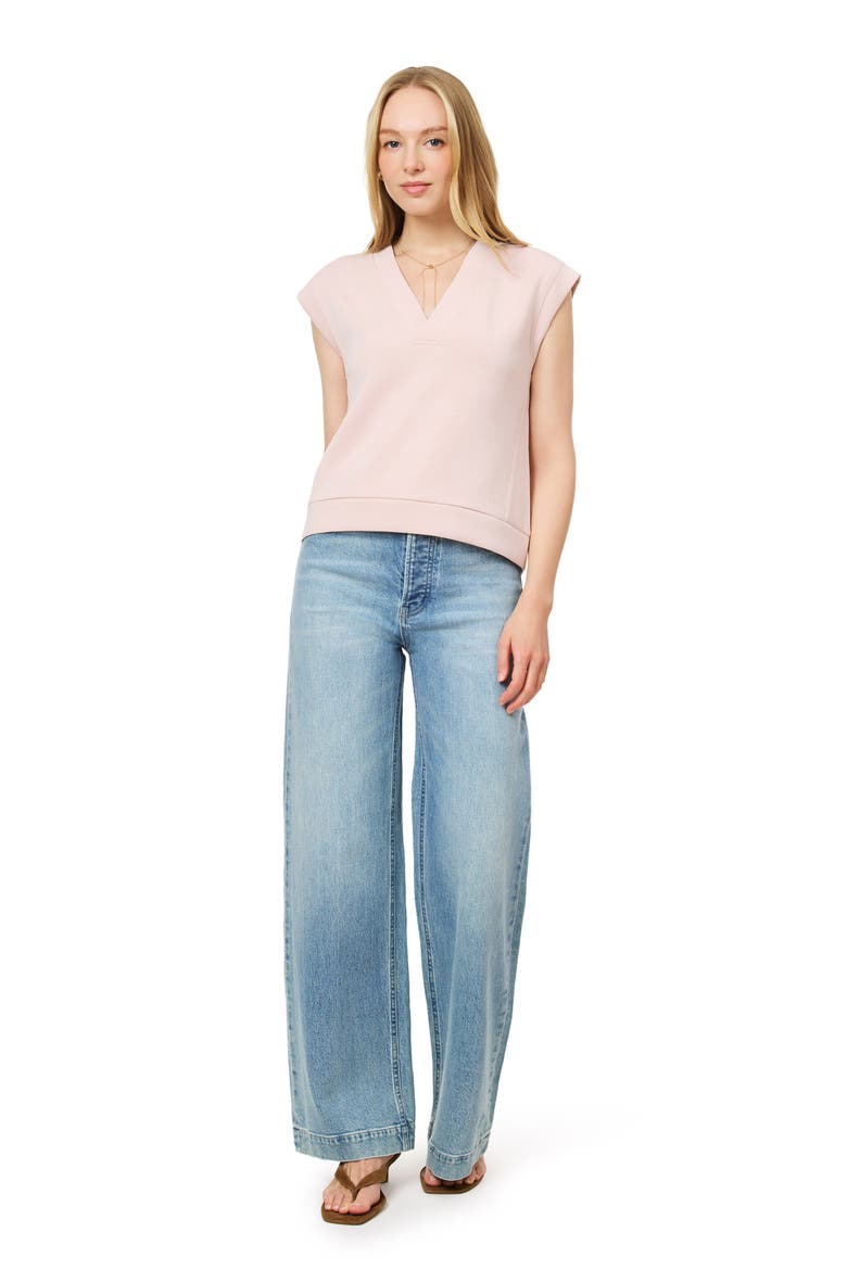 Sleeveless Knit Shell Top, Alternate, color, ROSE SMOKE
