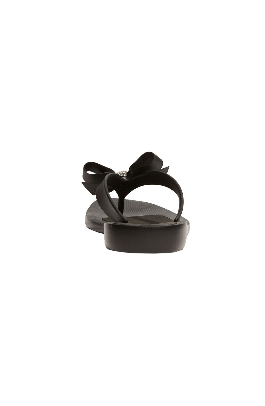 GUESS 'Tutu' Flip Flop, Alternate, color, Black