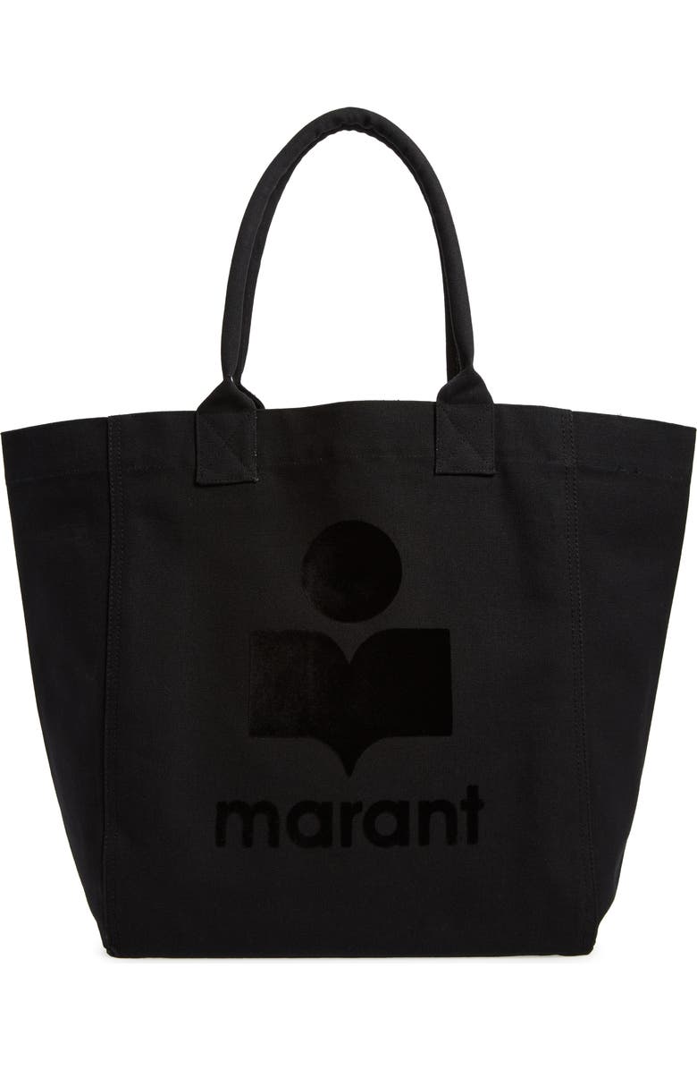Isabel Marant Yenky Logo Canvas Tote, Main, color,