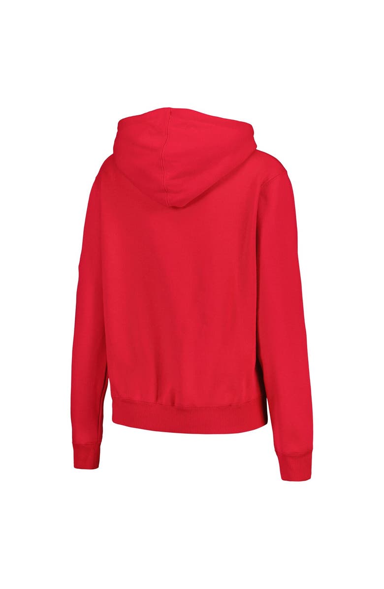 STADIUM ATHLETIC Women's Scarlet Nebraska Huskers Team Big Logo Pullover Hoodie, Alternate, color, Scarlet