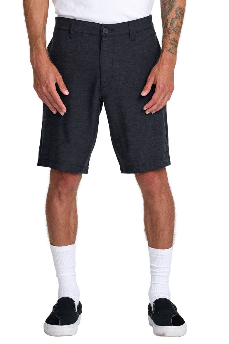 Sport Course Chino Shorts, Main, color, HEATHER BLACK