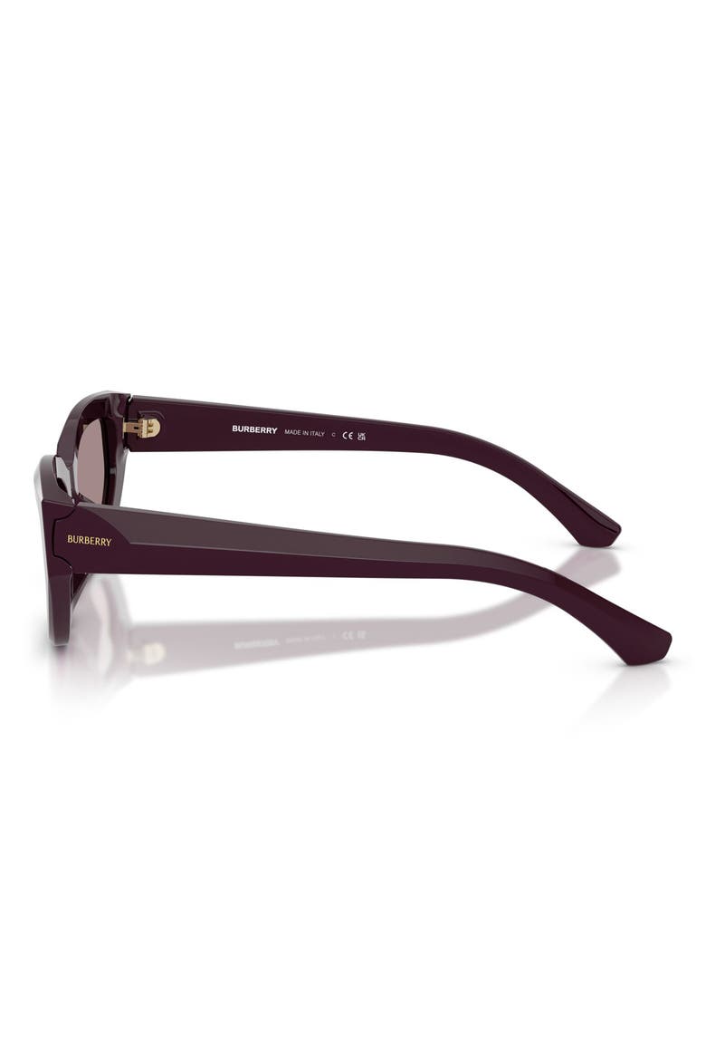 54mm Irregular Sunglasses, Alternate, color, VIOLET