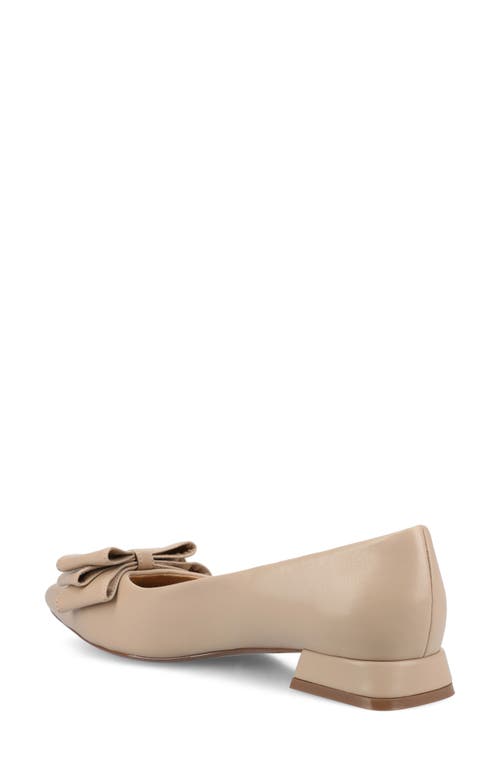 JOURNEE COLLECTION JOURNEE COLLECTION OPHELIA BOW POINTED TOE FLAT