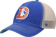 '47 Men's '47 Royal/Natural Denver Broncos Legacy Trawler Trucker Clean Up Snapback Hat