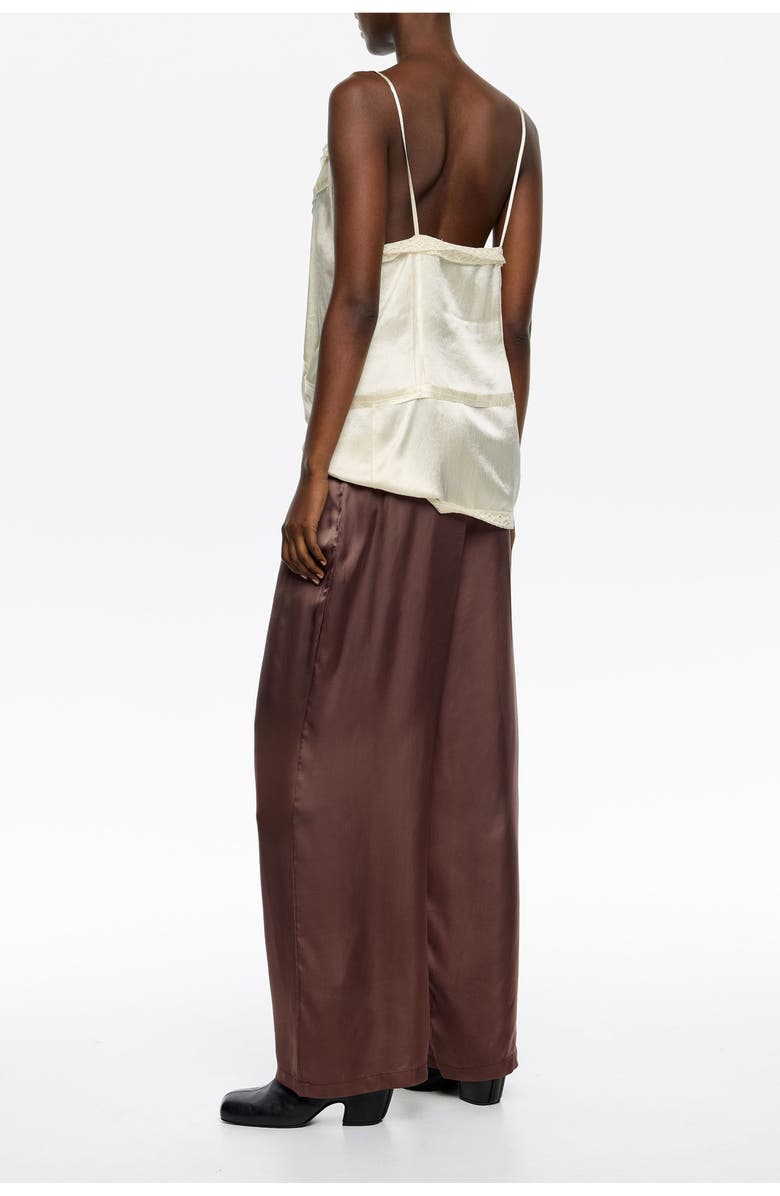 Bimba y Lola Darted Jogger Trousers, Alternate, color, Brown