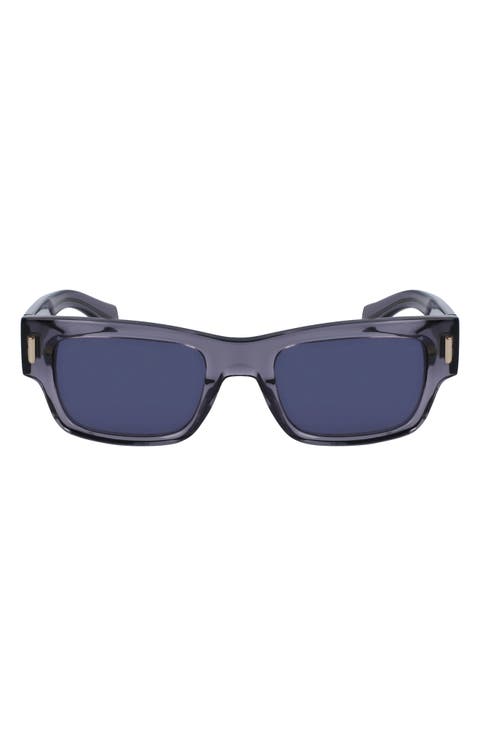 Rivets 53mm Rectangular Sunglasses