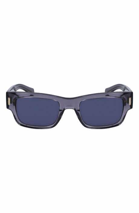 FERRAGAMO Rivets 53mm Rectangular Sunglasses
