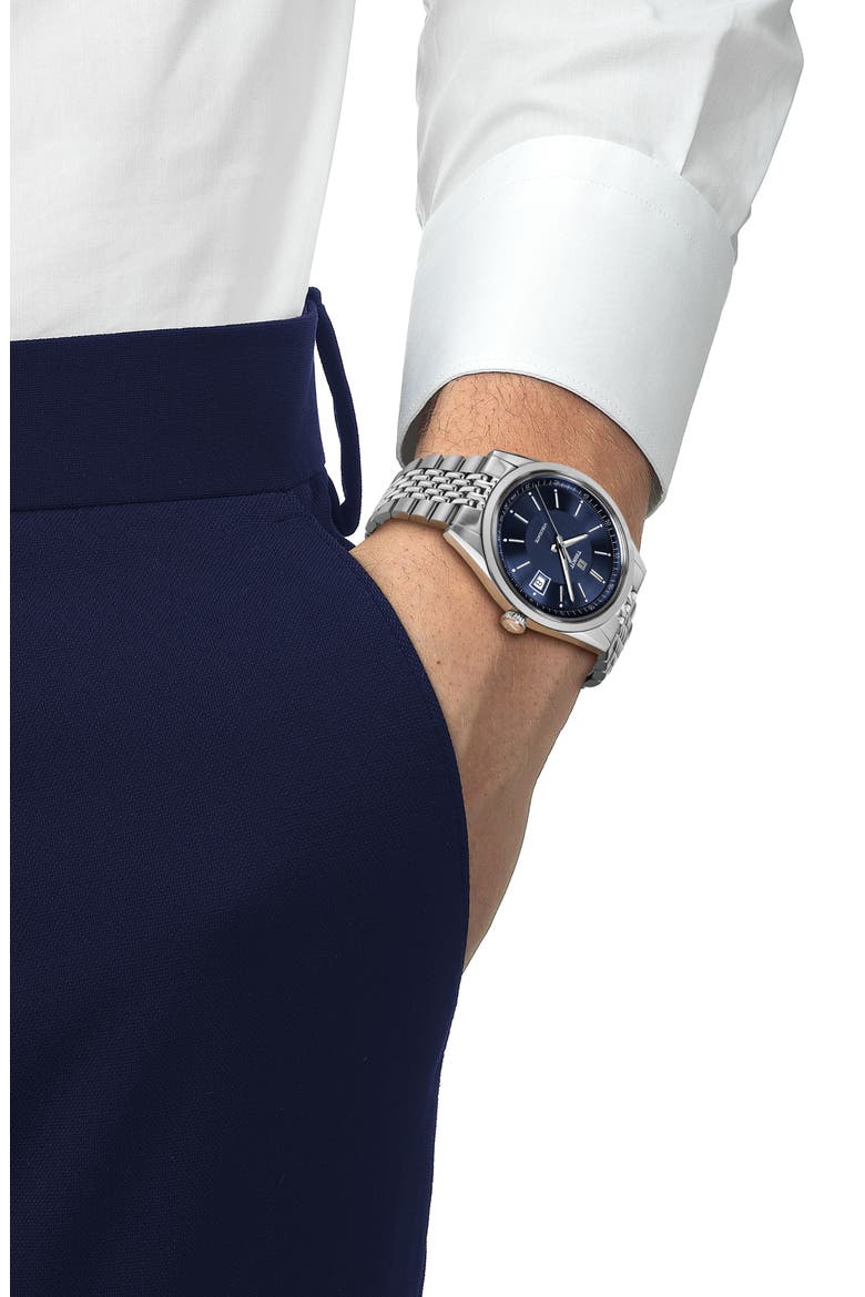Visodate Automatic Watch, 39mm, Alternate, color, BLUE