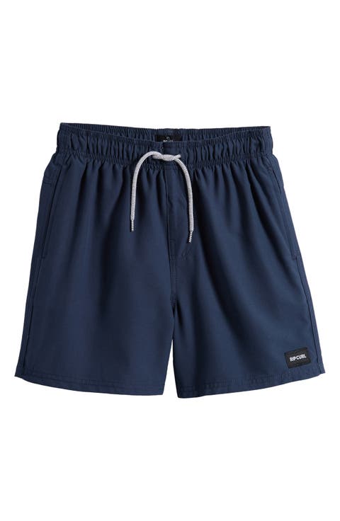 Kids' Offset Swim Trunks (Big Kid)