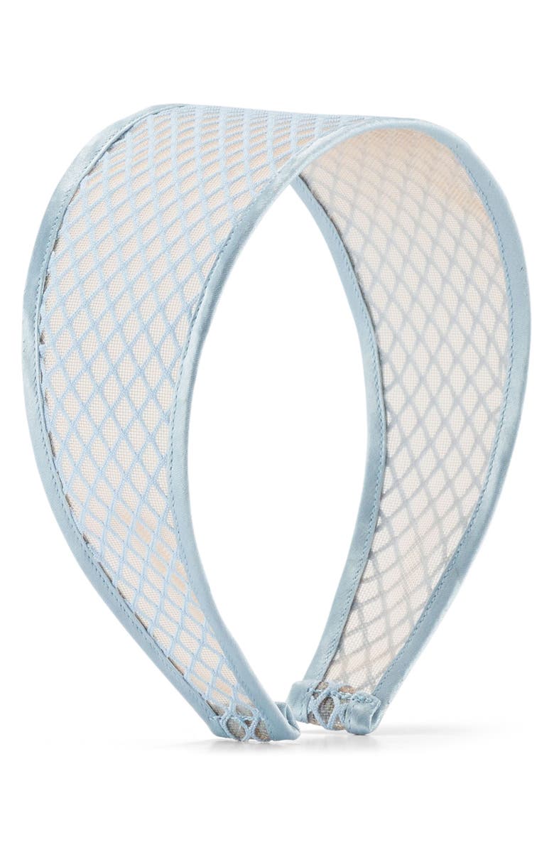 LELET NY Giselle Wide Sheer Headband, Main, color, Sky Blue