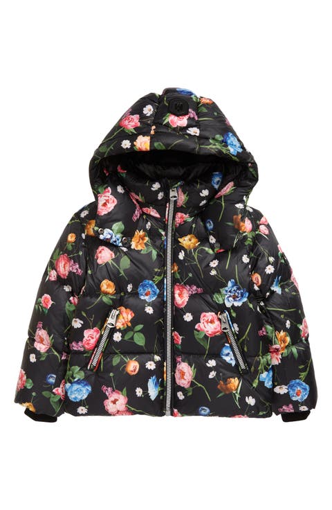 Kids' Jesse Floral Water Repellent 800 Fill Power Down Puffer Jacket (Toddler & Little Kid)