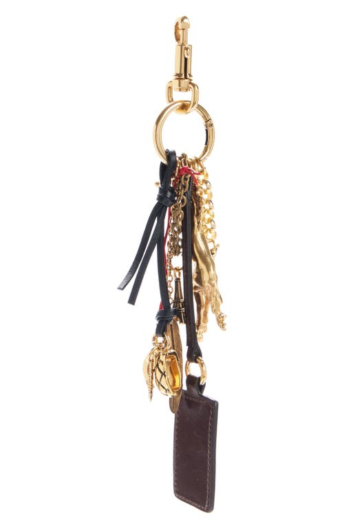Chloé Kerala 25 Bag Charm In 9da Gold Color
