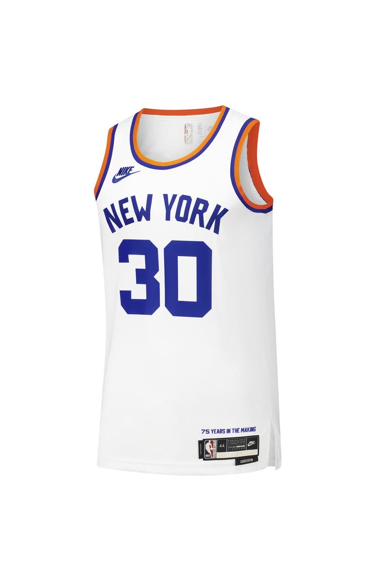 Nike Men's Nike Julius Randle White New York Knicks Swingman Player Jersey - Classic Edition, Alternate, color, 