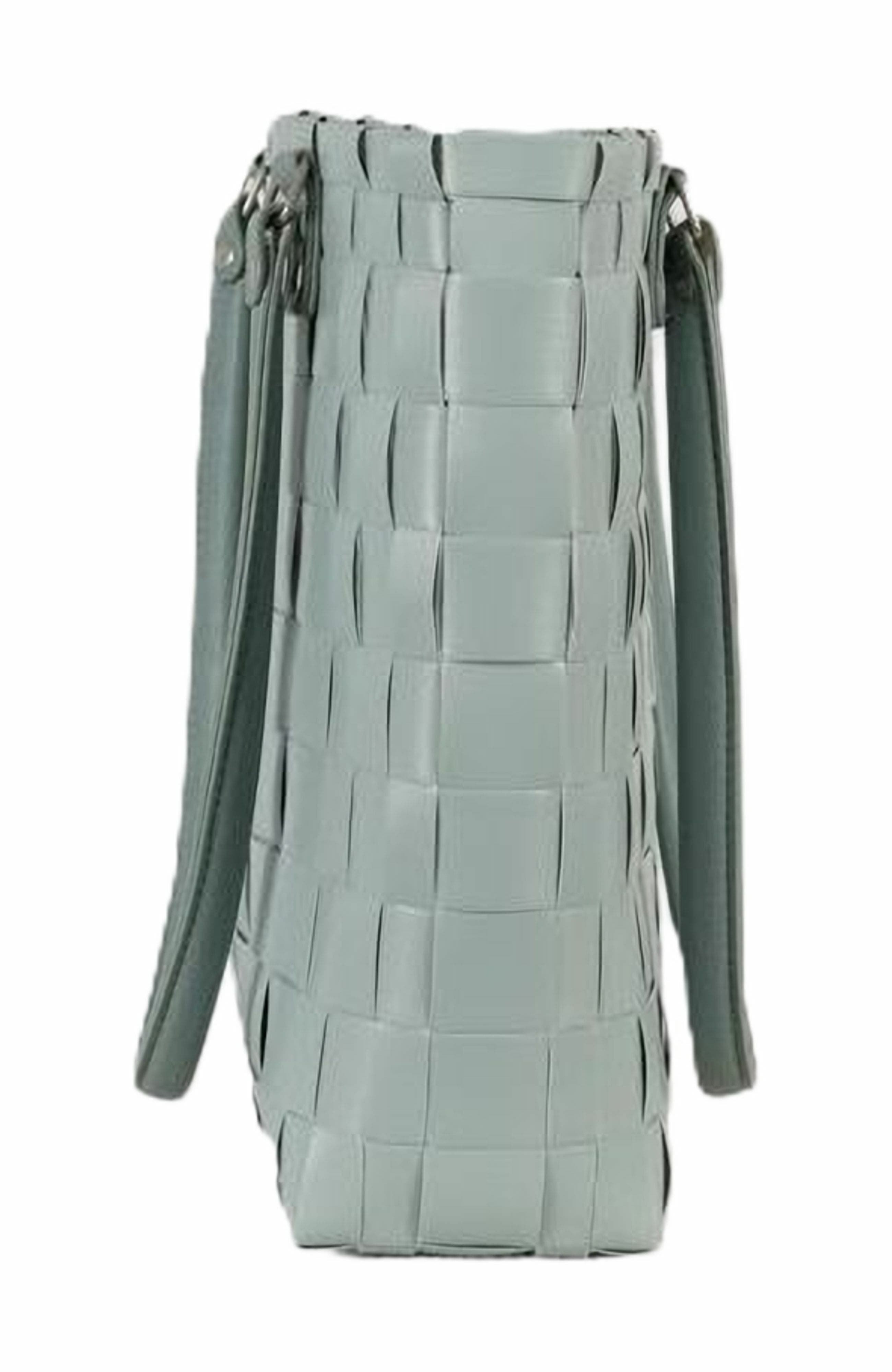 Soho Recycled Plastic Handbag, Alternate, color, Grey/Green