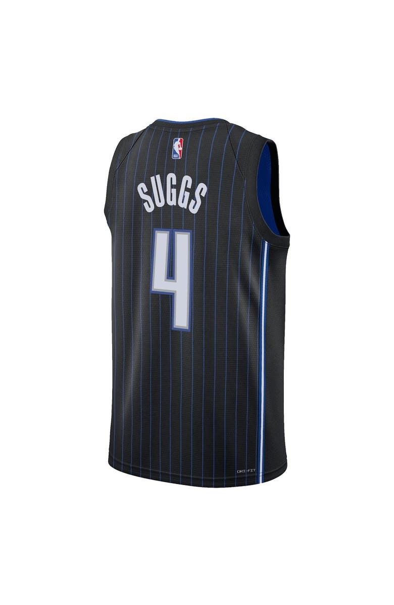 Nike Youth Nike Jalen Suggs Black Orlando Magic Swingman Jersey - Icon Edition, Alternate, color, 
