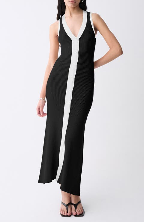 Vila Sleeveless Rib Sweater Dress